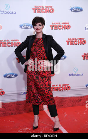 Madrid, Spain. 24th January, 2019. Olga Hueso, Spanish actress, attended the premiere, posing in the photocall. A film directed by Juana Macias with Jordi Credit: Jesús Hellin/Alamy Live News Stock Photo