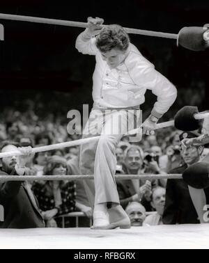 Liberace at Wrestlemania 1 in 1985 Photo By Adam Scull/PHOTOlink.net Stock Photo