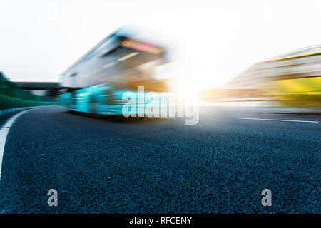 motion traffic at shenzhen airport,china. Stock Photo