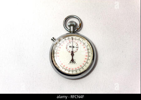 Stopwatch, showing 4 minutes Stock Photo - Alamy