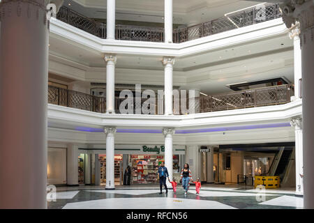 Interior of Whiteleys Centre, Queensway, Bayswater, City of Westminster, Greater London, England, United Kingdom Stock Photo