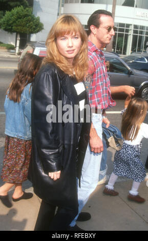 HOLLYWOOD, CA - NOVEMBER 7: Actress Rebecca De Mornay attends 'The Three Musketeers' Hollywood Premiere on November 7, 1993 at Pacific's Cinerama Dome in Hollywood, California. Photo by Barry King/Alamy Stock Photo Stock Photo