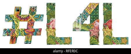 Hand-painted art design. Pictorial illustration instatag LIKE FOR LIKE for t-shirt design. Stock Vector