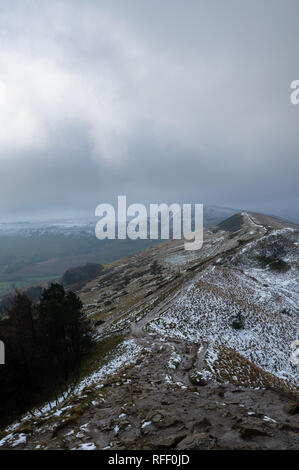 Back Tor View, Hope Valley Peak District Stock Photo