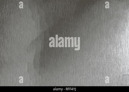 Texture of a shiny sheet of aluminium metal or stainless steel Stock Photo