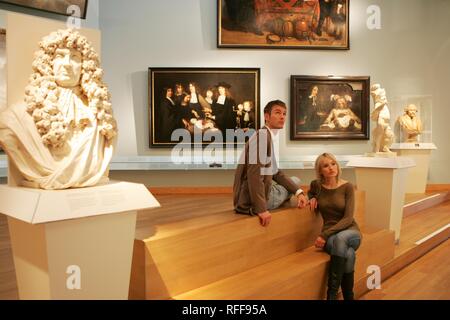 NLD, Netherlands, Amsterdam: Amsterdams Historisch Museum. Rembrandt Painting. 'Anatomy lesson of Dr. Jan Deijman' from 1656 Stock Photo