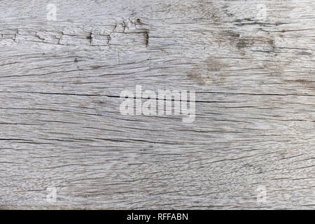 Close up rustic wood table with grain texture in vintage style. Surface of old wood plank in macro concept with empty template and copy space for abst Stock Photo