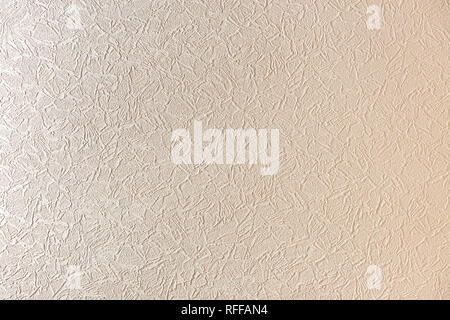 White light gray copy space background of natural cement or stone plastered stucco wall flat surface or cloth crumpled texture as retro pattern. Vinta Stock Photo