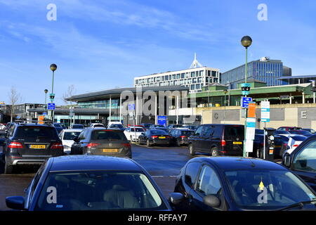 Cardiff central car park hi-res stock photography and images - Alamy