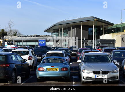 Car park outside Cardiff Central station, Cardiff, South Glamorgan, Wales  Stock Photo - Alamy