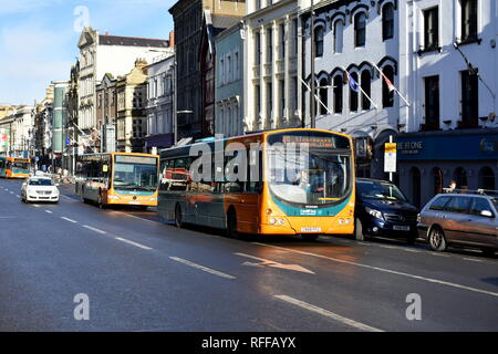 St Mary Street, Cardiff, South Glamorgan, Wales Stock Photo