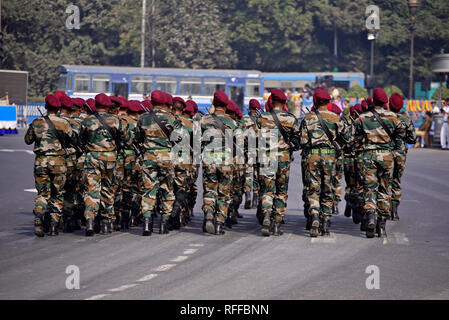 Indian army practice their parade during republic day Stock Photo - Alamy