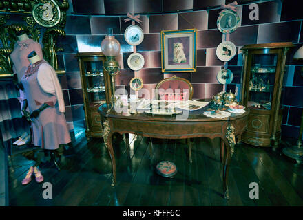 The Office of Delores Umbridge, at the  Making of Harry Potter Tour, Leavesdon Stock Photo