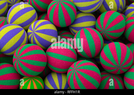 Vivid color toy balls Stock Photo