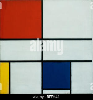 Piet Mondrian - Composition C (No III) with Red, Yellow and Blue Stock ...