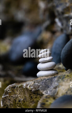 rock stack Stock Photo