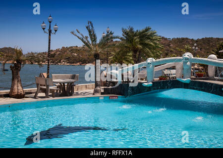 Swimming pool, Vinh Hy Resort, Vinh Hy, Vietnam, Asia Stock Photo