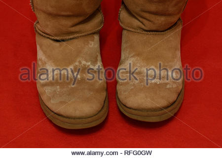 how to clean salt stained uggs