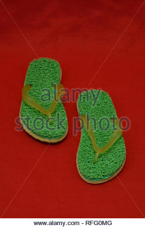 sponge flip flops