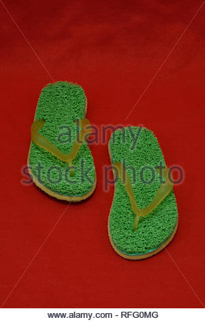 spongy flip flops