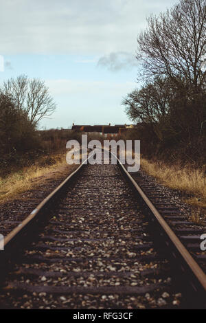 Railway Track in Swindon Stock Photo