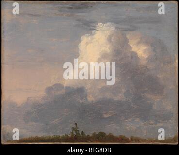 Clouds. Artist: Thomas Cole (American, Lancashire 1801-1848 Catskill, New York). Dimensions: 8 3/4 × 10 7/8 in. (22.2 × 27.6 cm). Date: ca. 1838. Museum: Metropolitan Museum of Art, New York, USA. Stock Photo