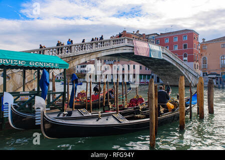 Scalzi Bridge (Ponte degli Scalzi), Venice, Italy Stock Photo