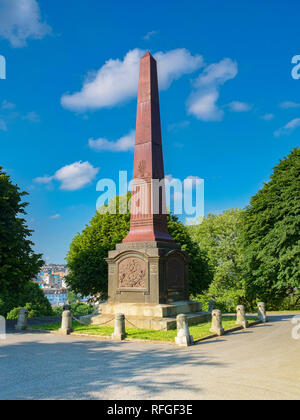Boer War Memorial Plymouth Devon UK, erected in 1903. Stock Photo
