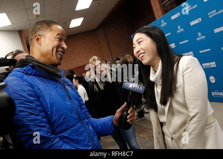 Park City, UT, USA. 25th Jan, 2019. Awkwafina at arrivals for THE FAREWELL Premiere at Sundance Film Festival 2019, George S. and Dolores Eccles Center for the Performing Arts, Park City, UT January 25, 2019. Credit: JA/Everett Collection/Alamy Live News Stock Photo