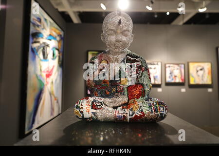 Los Angeles, 1/24/2019: The LA Art Show at Los Angeles Convention Center which is the The Most Comprehensive International Contemporary Art Show in Am Stock Photo