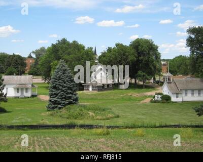 Augustana College Heritage Park Sioux Falls 1a. Stock Photo