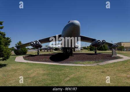 B-47 Tinker Air Force Base Front. Stock Photo