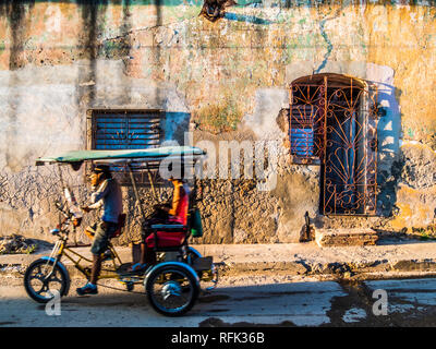 Beautiful sunset view in Trinidad town center, Cuba Stock Photo