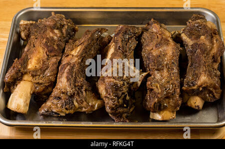 Meaty beef ribs. Stock Photo