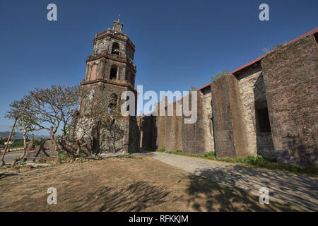 The UNESCO World Heritage Santa Maria Church, Ilocos Sur, Philippines Stock Photo