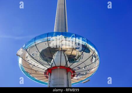 British Airways i360 observation tower, Brighton, East Sussex, England. Stock Photo