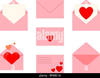 Colorful cartoon letter set Stock Vector