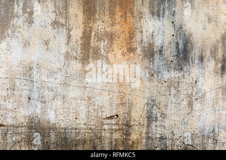 Cracked concrete vintage wall background. Closeup Texture abstract old wall background. Stock Photo