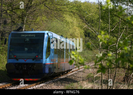 trains &  stations in denmark Stock Photo