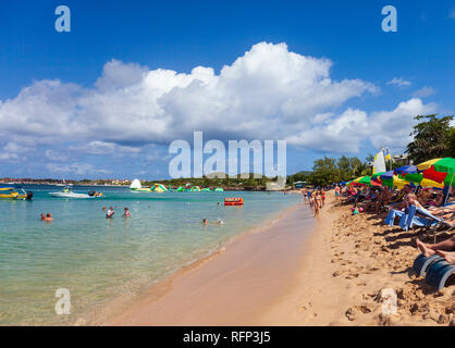 Reduit Beach Rodney Bay, Saint Lucia, Caribbean. Stock Photo