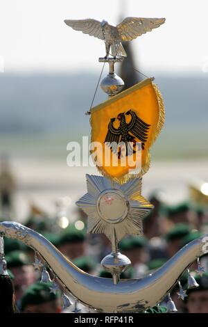 Wachbataillon (Guard battalion) of the German Bundeswehr, airport Cologne-Bonn, North Rhine Westphalia, Germany Stock Photo