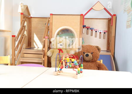 Kindergarten Daycare without staff Stock Photo