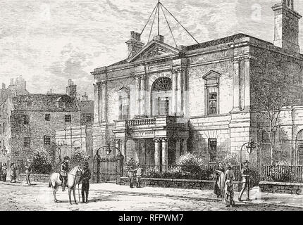 Mariner's Hospital, Trinity House, Edinburgh, Scotland, 19th century Stock Photo