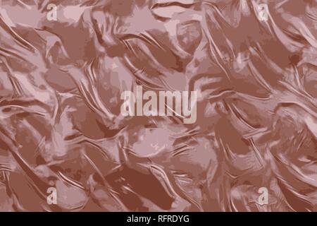 Texture of chocolate ice cream with liquid melted patterns Stock Photo