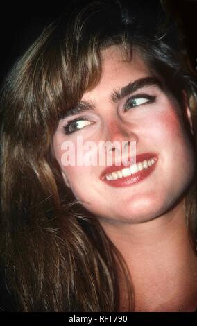 Brooke Shields 1985 Photo By Adam Scull/PHOTOlink.net Stock Photo