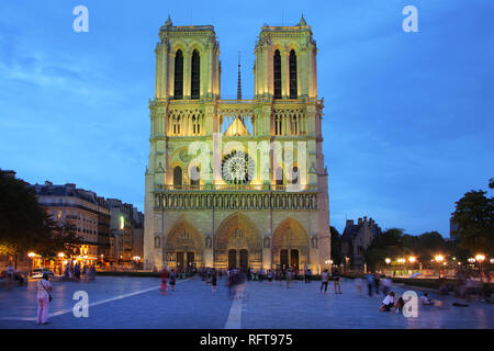 Notre Dame, UNESCO World Heritage Site, Paris, France, Europe Stock Photo