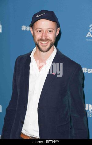 Park City, Utah, USA. 26th January, 2019. PARK CITY, UT - JANUARY 26: Fabian Gasmia at the premiere of 'The Sunlit Night' at the 2019 Sundance Film Festival on January 26, 2019 in Park City, Utah. Photo: imageSPACE/MediaPunch Credit: MediaPunch Inc/Alamy Live News Stock Photo