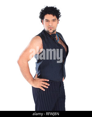 stylish man dancer posing for the camera Stock Photo