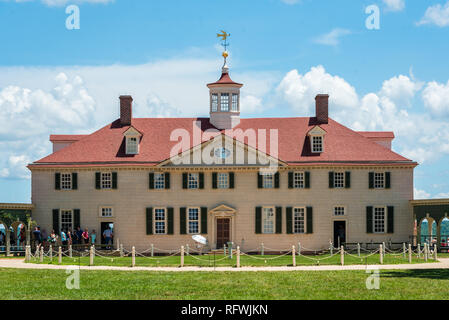 George Washington's Mount Vernon, in Mount Vernon, Virginia Stock Photo