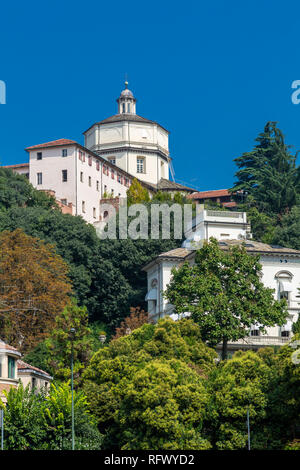 View of Santa Maria del Monte dei Cappuccini, Turin, Piedmont, Italy, Europe Stock Photo
